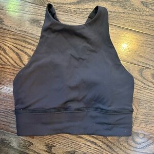 lululemon Black Energh High-Neck Sports Bra